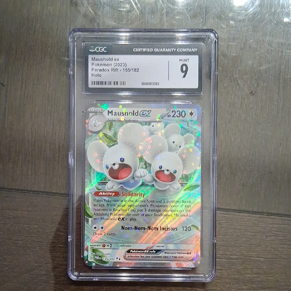 Pokemon Mausold ex Holo Trading Card - Silver and White Brand New